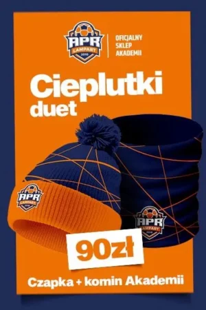Czapka z Pomponem + Komin Polarowy