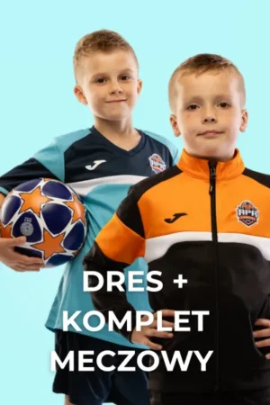 Dres_11zon Zestaw - Dres Pomarańczowy + Komplet APR Lampart Turkusowy