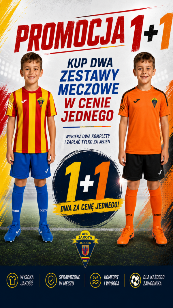 PROMOCJA 1+1 - Dwa Zestawy Meczowe W Cenie Jednego