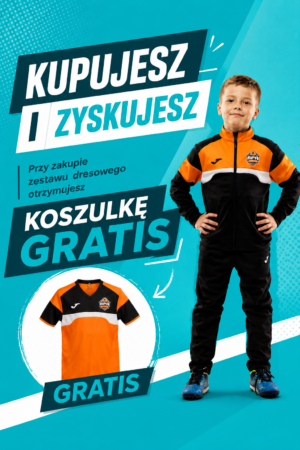 Pakiet Promocyjny - Zestaw Dresowy Pomarańczowy APR Lampart + Koszulka Meczowa Pomarańczowa GRATIS